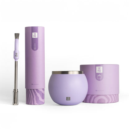 Mate Bubble + Bombilla Pro (Lavanda)