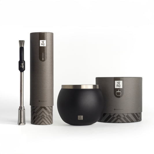 Mate Bubble + Tero Bombilla Pro (Total Black)